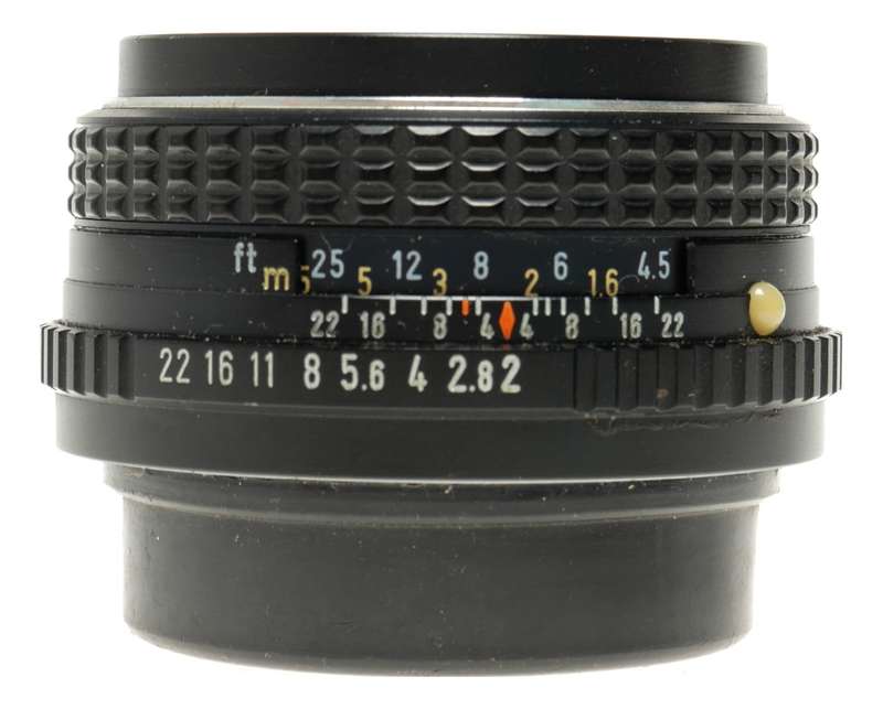 SMC Pentax-M 1:2 50mm Asahi 2/50 f/2 bayonet mount caps