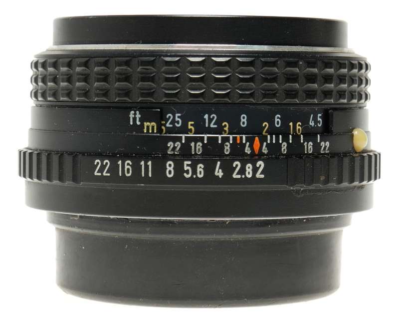 SMC Pentax-M 1:2 50mm Asahi 2/50 f/2 bayonet mount caps