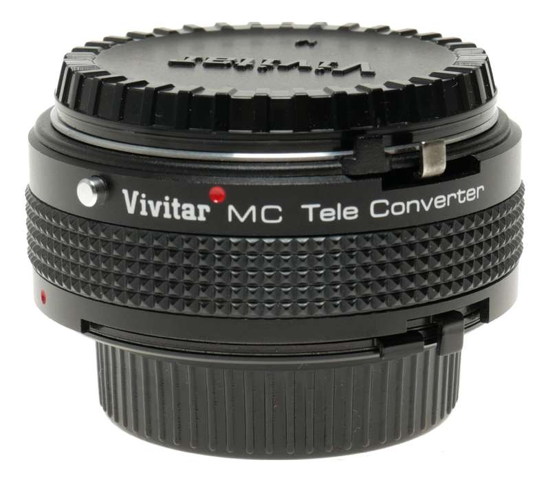 Vivitar MC Tele Converter 2x-5 doubler macro close focus caps