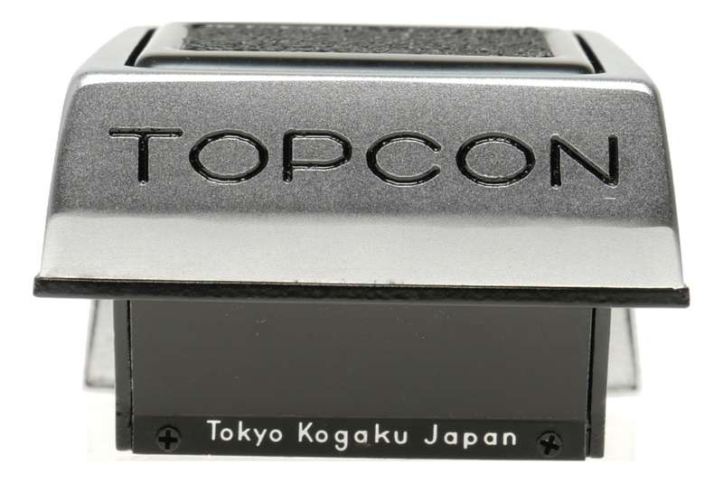 TOPCON SLR flip up waist level viewfinder black chrome in case Mint