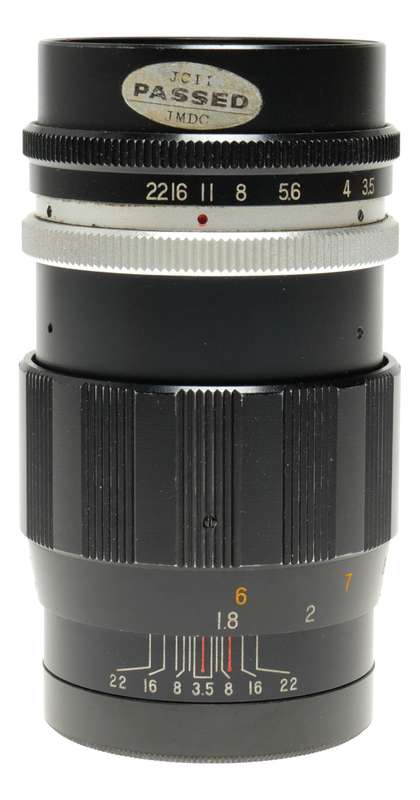 Tokina 1:3.5 f=135mm Tokyo 48mm screw mount vintage lens