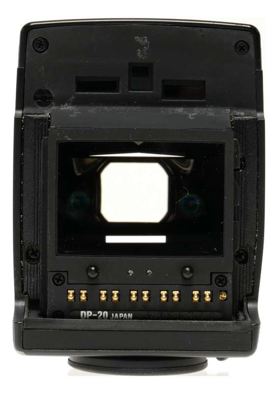 Nikon DP-20 SLR film camera prism finder removeable clean glass