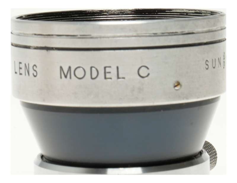 Sun Aux. Wide angle lens Model C Sun Opt. cased