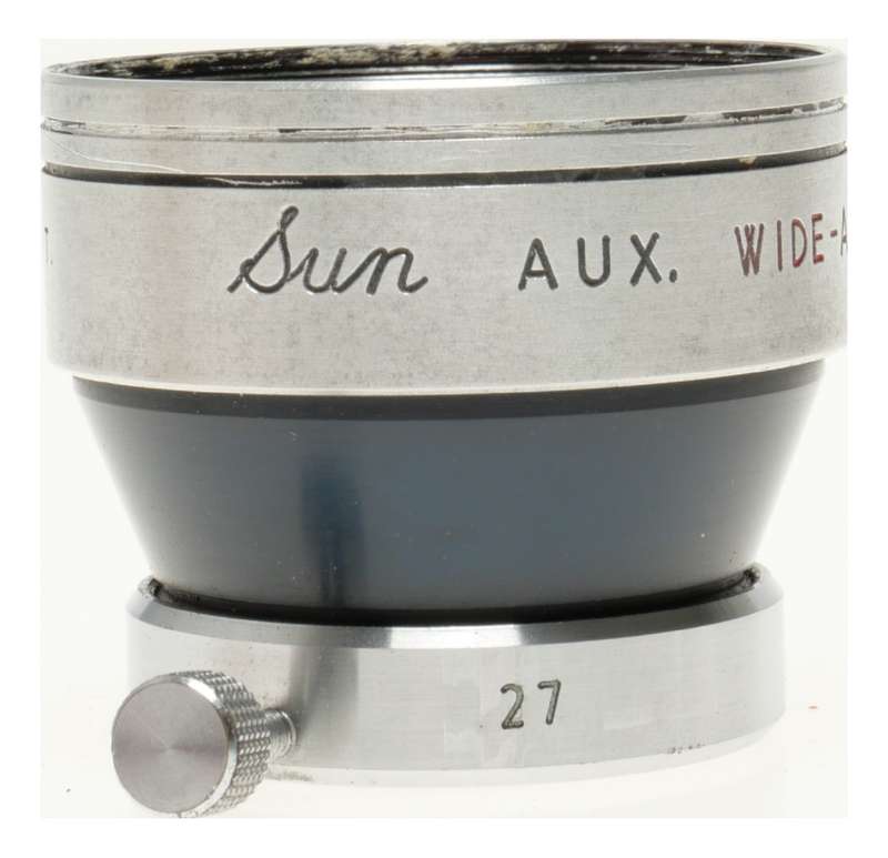 Sun Aux. Wide angle lens Model C Sun Opt. cased