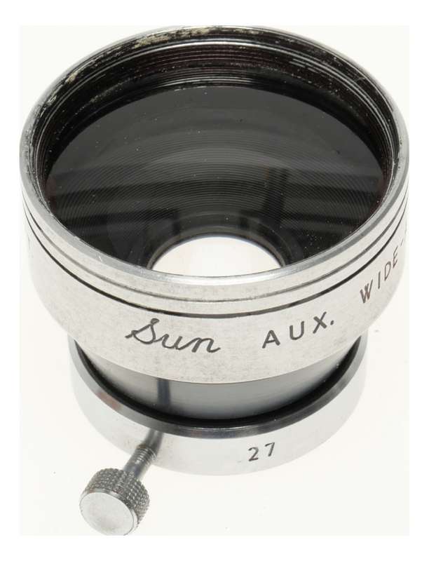 Sun Aux. Wide angle lens Model C Sun Opt. cased
