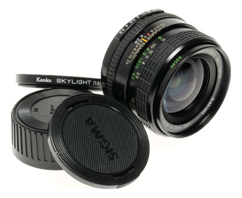 Sigma Mini-Wide I SLR camera lens Minolta mount 2.8/28 mm wide angle