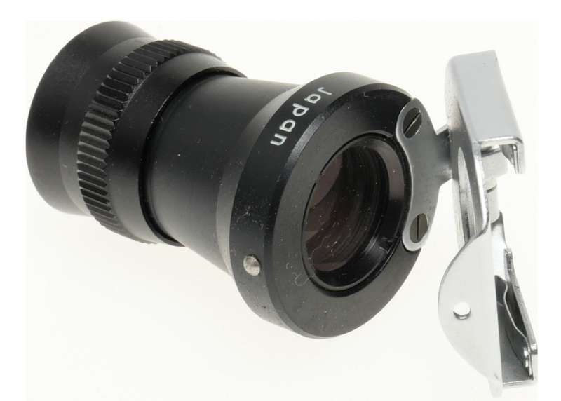 Asahi Pentax slide on accessory viewfinder swing out focussing type