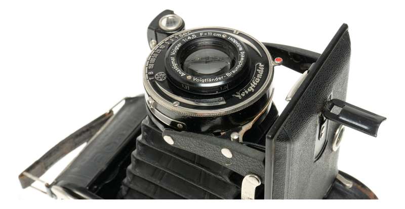 Voigtlander Bessa Folding Bellows Camera 4.5 f=11cm used