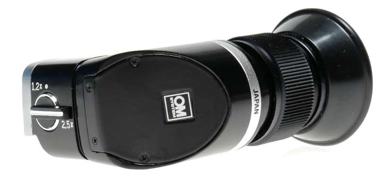 Olympus OM system 45 degree right angle 2,5x magnification viewfinder