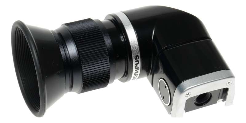 Olympus OM system 45 degree right angle 2,5x magnification viewfinder