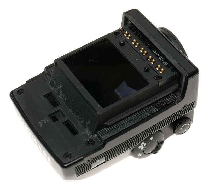 Nikon DP-20 SLR film camera prism finder removeable clean glass