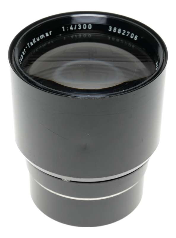 Pentax Super Takumar 1:4/300 mm front lens element f=300mm