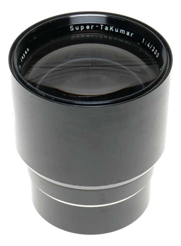 Pentax Super Takumar 1:4/300 mm front lens element f=300mm