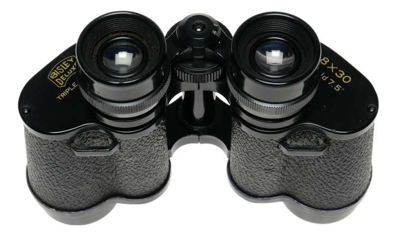 Bisley Delux 8x30 Binoculars cased caps strap complete set