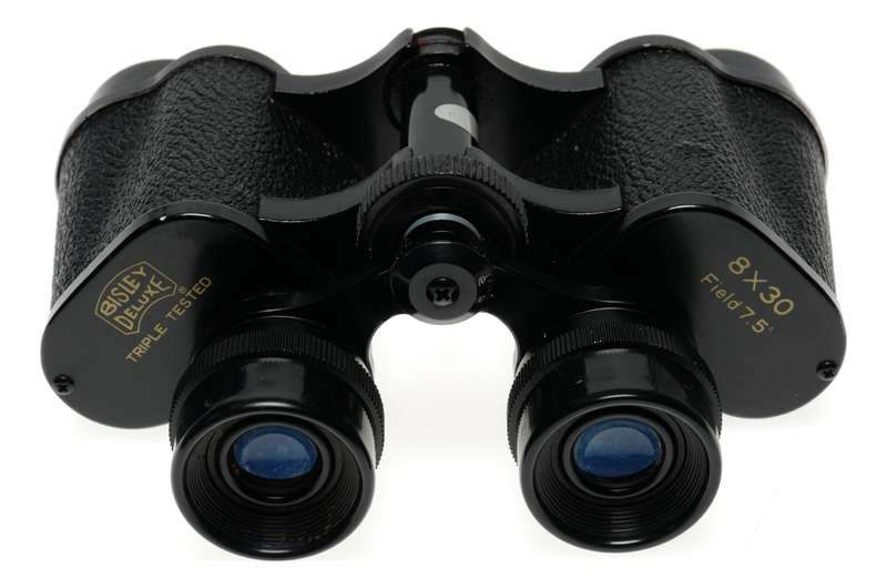 Bisley Delux 8x30 Binoculars cased caps strap complete set