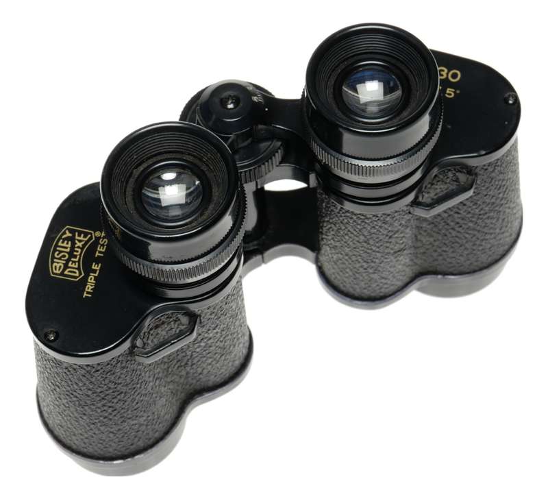 Bisley Delux 8x30 Binoculars cased caps strap complete set