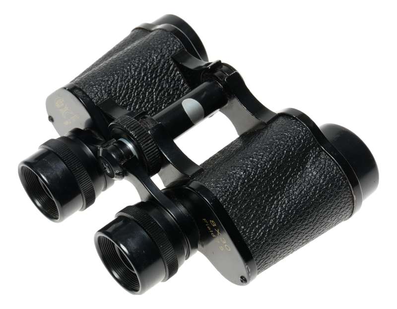 Bisley Delux 8x30 Binoculars cased caps strap complete set