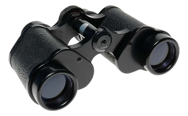 Bisley Delux 8x30 Binoculars cased caps strap complete set