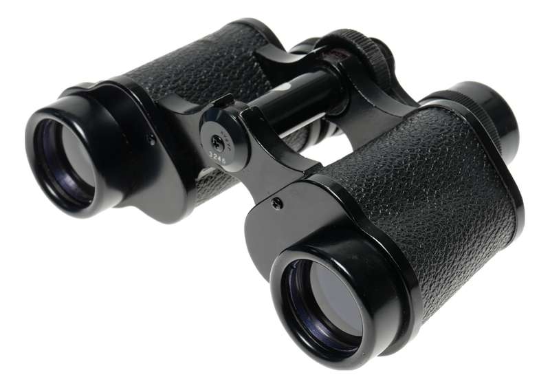 Bisley Delux 8x30 Binoculars cased caps strap complete set