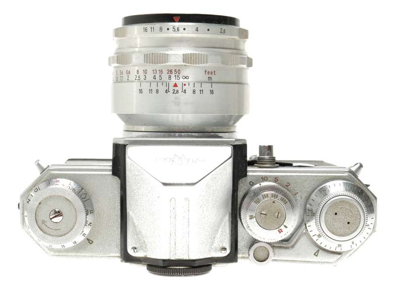 Edixa 35mm SLR film camera Jena 2.8/50mm prime lens