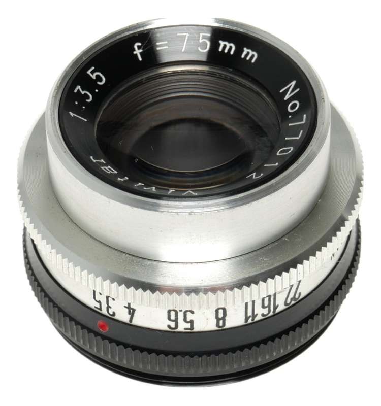 Vivitar 1:3.5 f=75mm Enlarging lens 39mm thread mount screw type