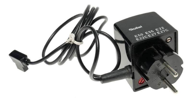 Rollei Charger E50 E55 E22C E27C vintage camera black plug