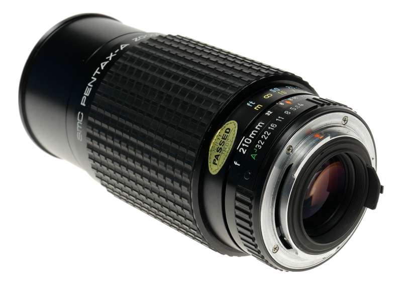 SMC Pentax-A Zoom 1:4 f=70-210mm with Macro for SLR vintage camera