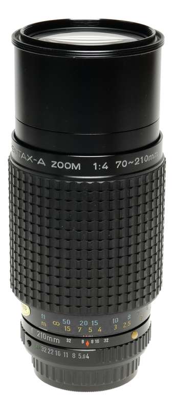 SMC Pentax-A Zoom 1:4 f=70-210mm with Macro for SLR vintage camera