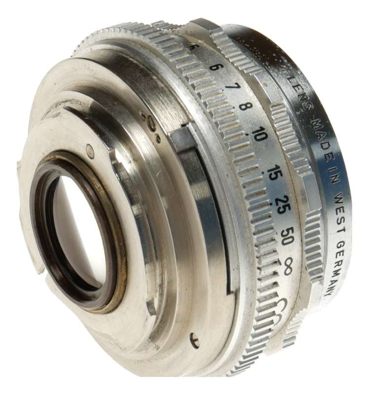 Voigtlander Color-Skopar X 1:2.8/50 SLR camera lens chrome