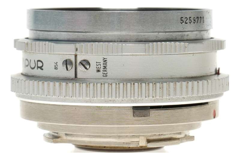 Voigtlander Color-Skopar X 1:2.8/50 SLR camera lens chrome