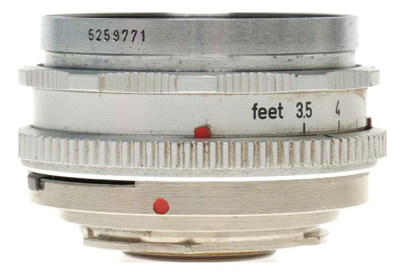 Voigtlander Color-Skopar X 1:2.8/50 SLR camera lens chrome