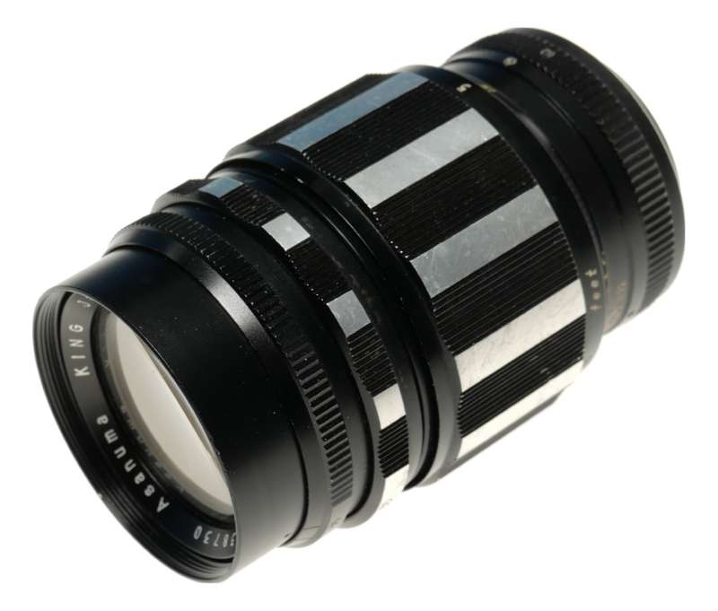 Asanuma King f=135mm 1:3.5 Tele lens 42mm screw mount