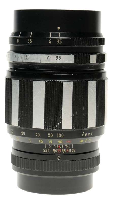 Asanuma King f=135mm 1:3.5 Tele lens 42mm screw mount