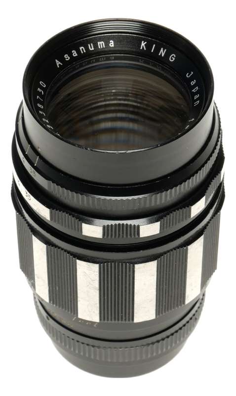 Asanuma King f=135mm 1:3.5 Tele lens 42mm screw mount