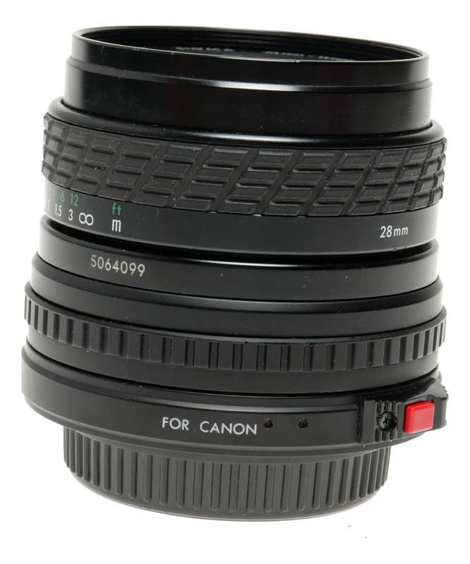 Sigma Mini-Wide II SLR camera lens FD mount 2.8/28 mm wide angle