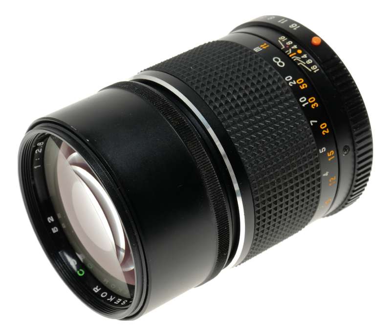 Mamiya-Sekor CS 135mm 1:2.8 Mamiya camera lens 2.8/135 mm vintage