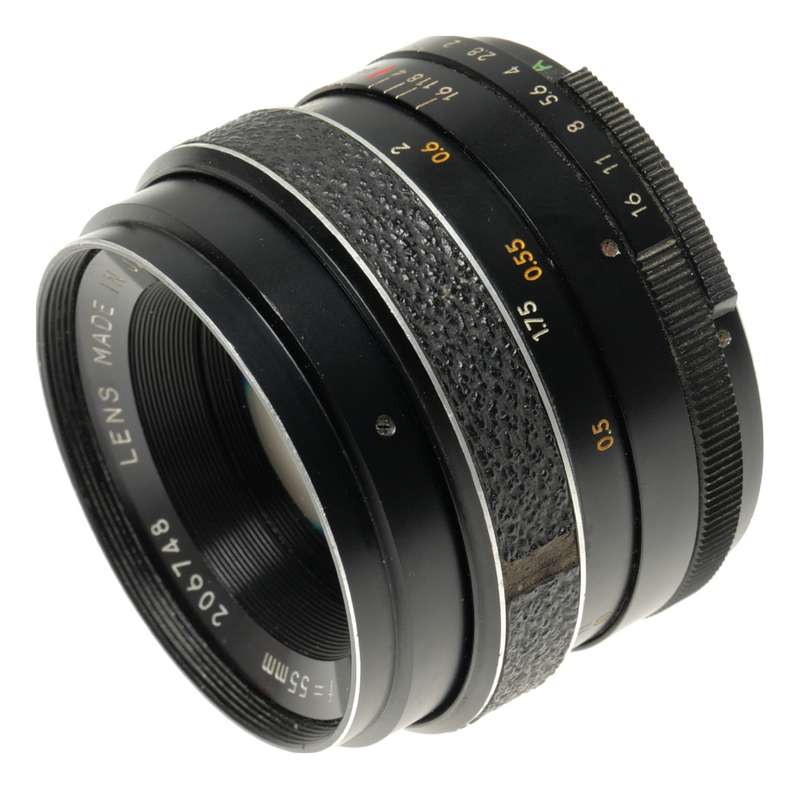 Chinon 1.7 f=55mm vintage SLR camera lens Auto 42mm screw mount - Chinon