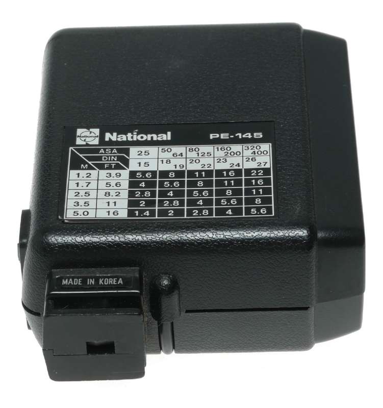 National PE-145 Shoe Mount Compact Camera Electronic Flash