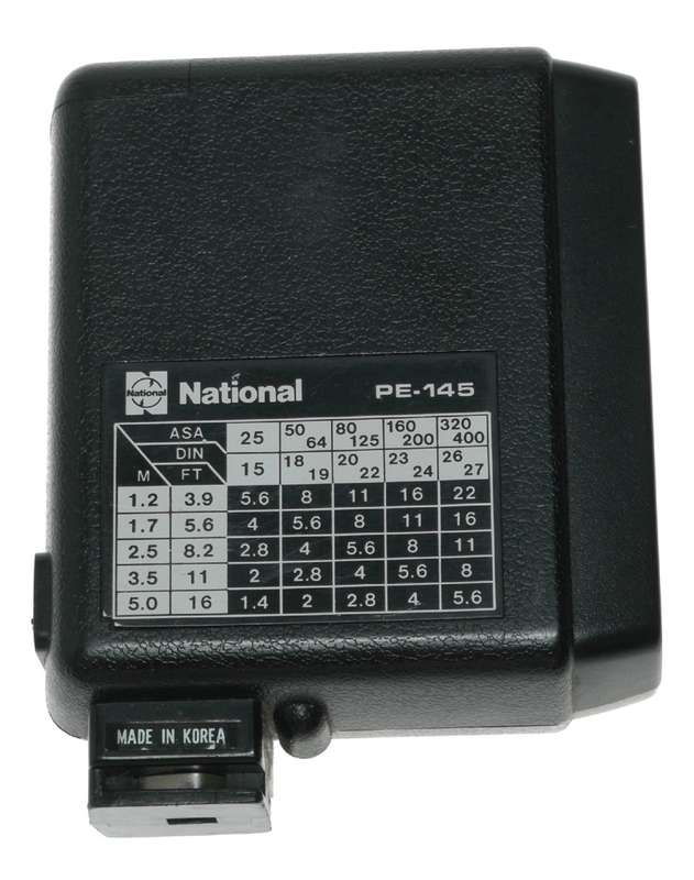 National PE-145 Shoe Mount Compact Camera Electronic Flash