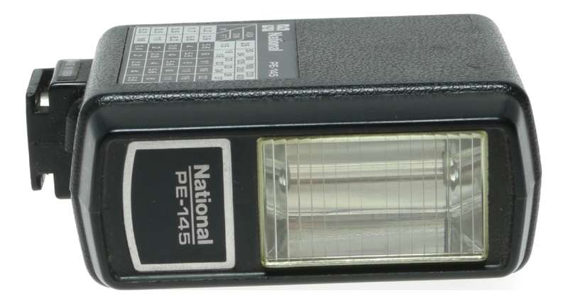 National PE-145 Shoe Mount Compact Camera Electronic Flash