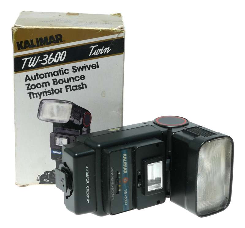 Kalimar TW3600 Automatic Twin Swivel Zoom Bounce Thyristor Flash