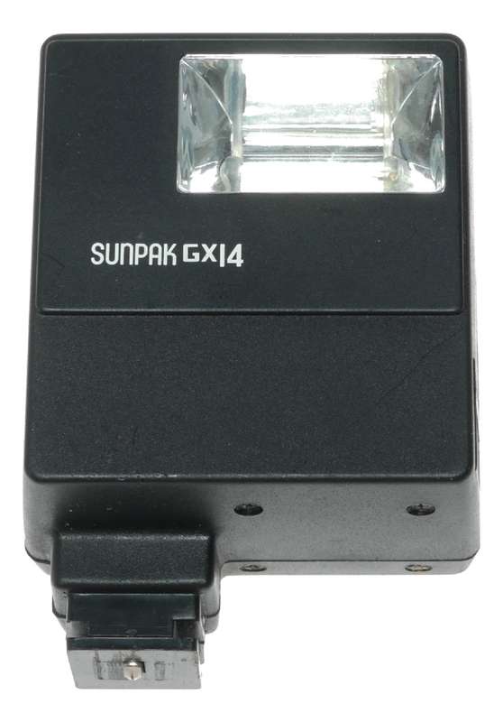 Sunpak GX14 Electronic Hot Shoe Compact Camera Flash in Box