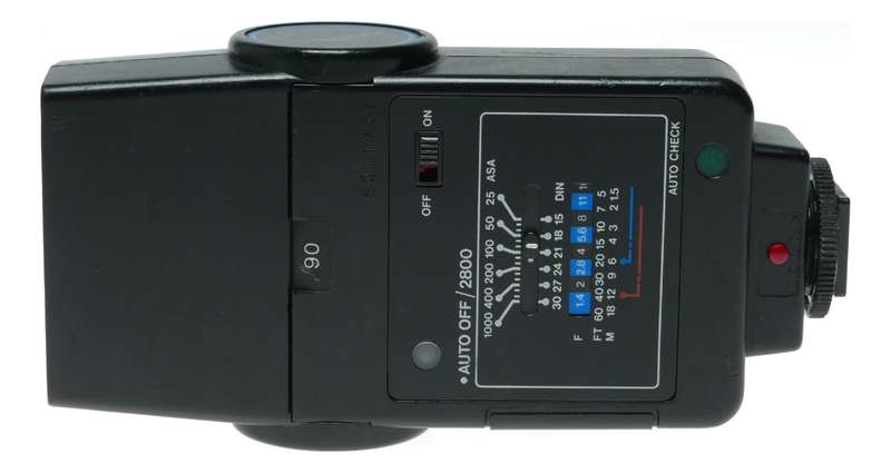 Vivitar Auto Thyristor 2800 Electronic Hot Shoe Swivel Head Camera Flash