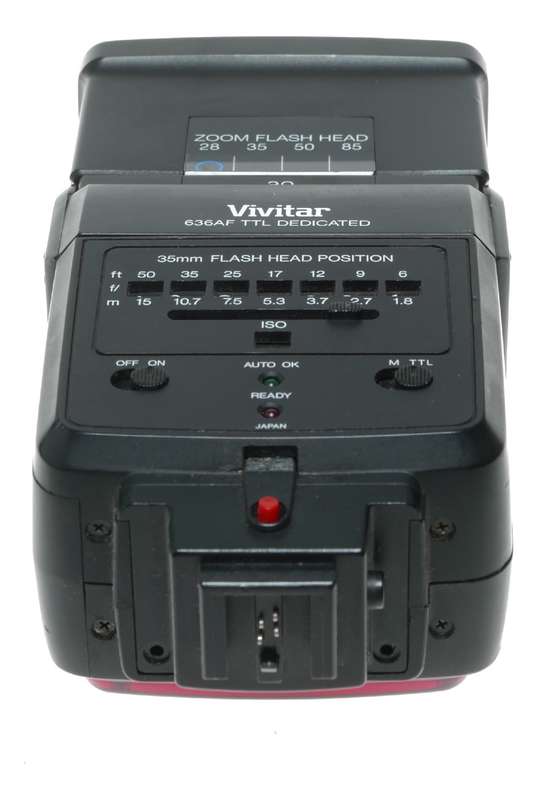 Vivitar 636AF Autofocus Illuminator TTL Dedicated Camera Flash
