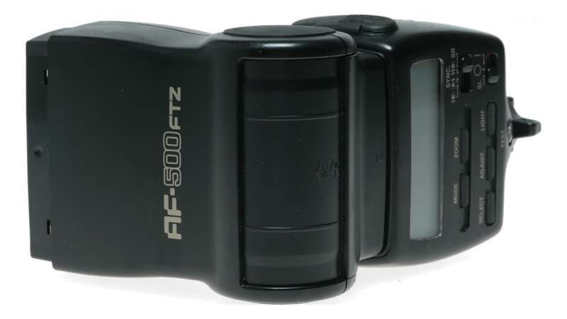 Pentax AF-500 FTZ Shoe Mount Swivel Camera Electronic Flash