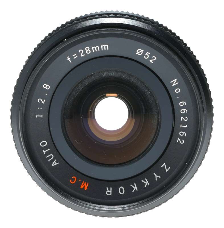 Zykkor MC Auto 1:2.8 28mm wide angle Canon FD camera lens