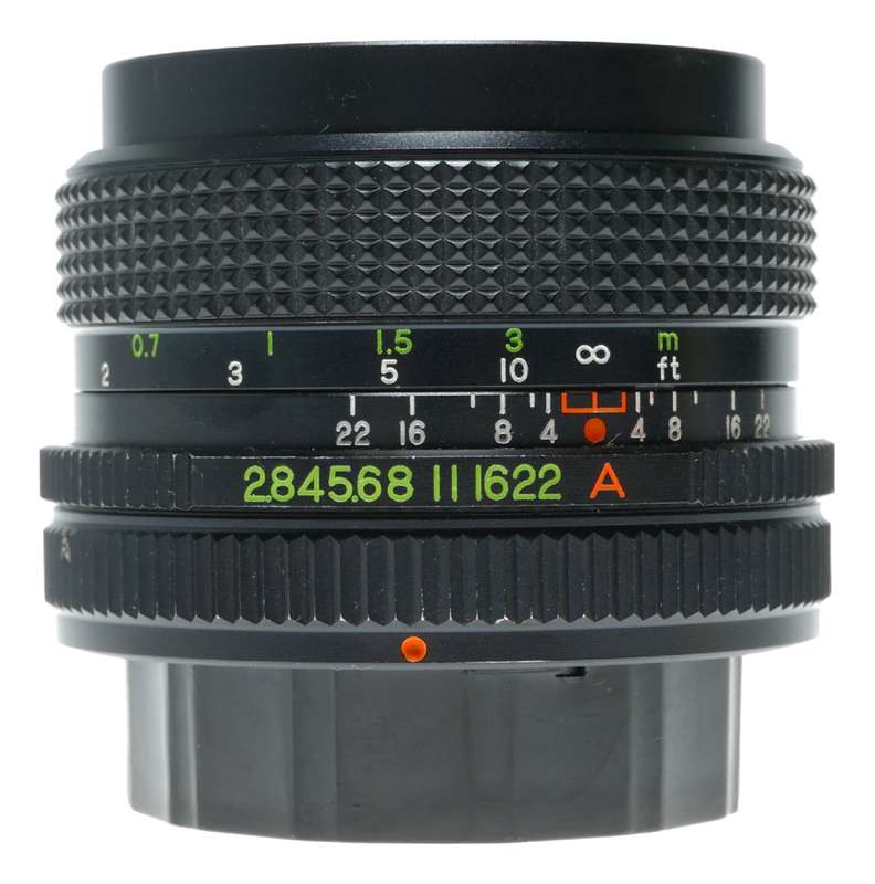 Zykkor MC Auto 1:2.8 28mm wide angle Canon FD camera lens