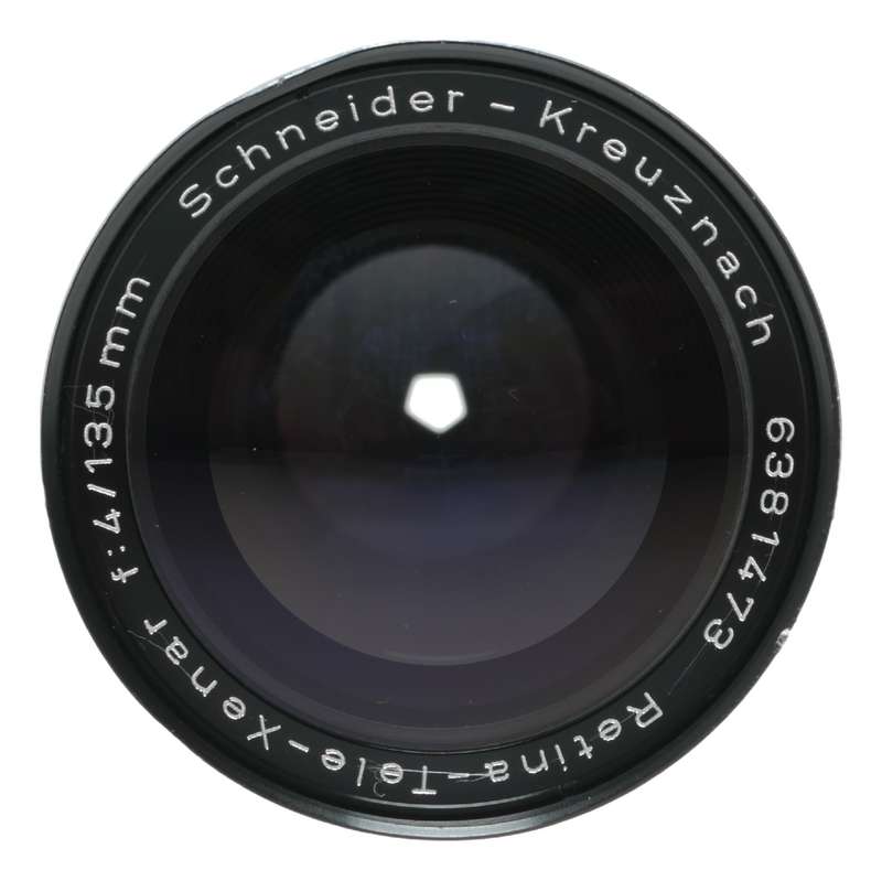 Schneider f:4/135mm Retina-Tele-Xenar SLR camera telephoto lens in keeper