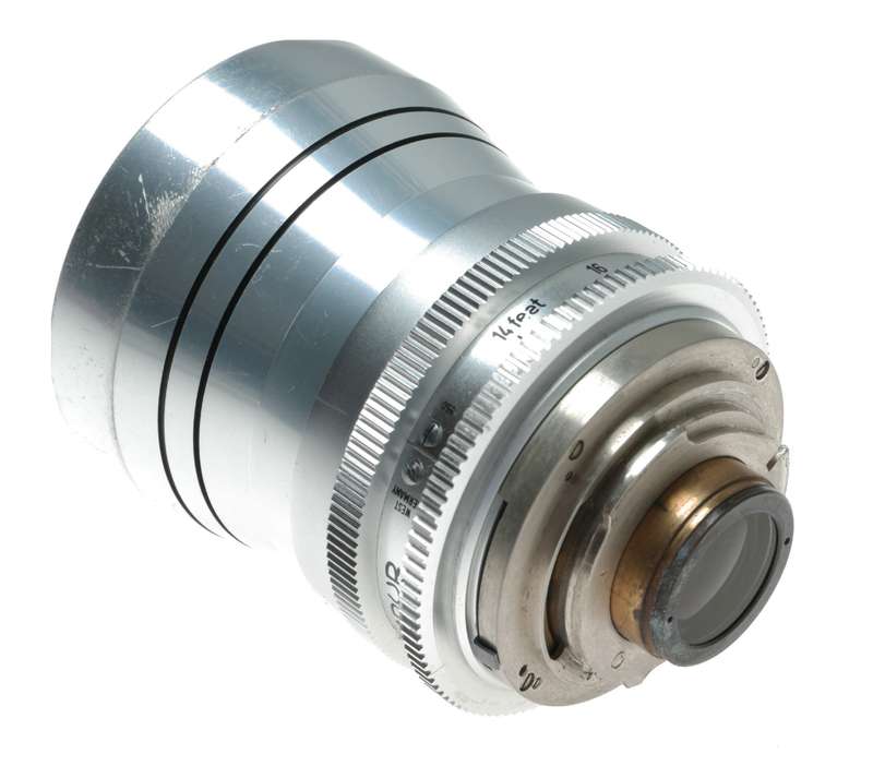 Schneider f:4/135mm Retina-Tele-Xenar SLR camera telephoto lens in keeper