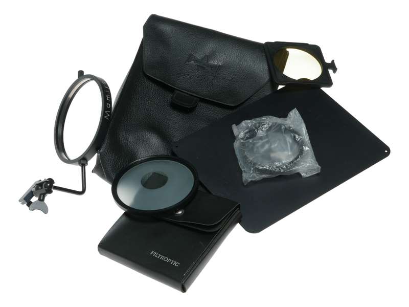 Mamiya camera filter ring Filtroptic drop in filter accessory in pouch